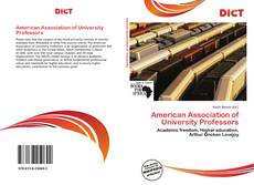 Copertina di American Association of University Professors