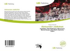 Aleksander Jabłoński kitap kapağı