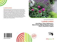 Copertina di Ludwik Leibler