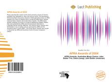 Couverture de APRA Awards of 2004