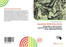 Copertina di Japanese Sixth Area Army