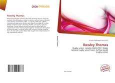 Buchcover von Rowley Thomas
