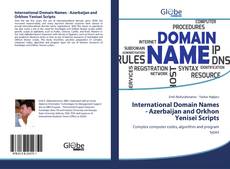 Capa do livro de International Domain Names - Azerbaijan and Orkhon Yenisei Scripts 