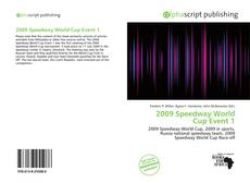 Borítókép a  2009 Speedway World Cup Event 1 - hoz