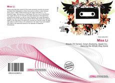 Portada del libro de Miss Li