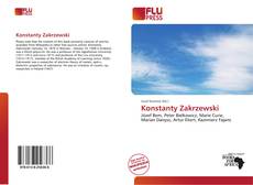 Portada del libro de Konstanty Zakrzewski