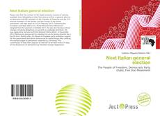 Next Italian general election kitap kapağı