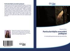 Capa do livro de Particularităţile executării pedepsei 