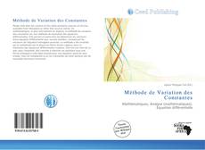 Portada del libro de Méthode de Variation des Constantes