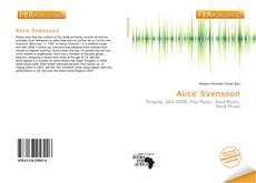 Bookcover of Alice Svensson