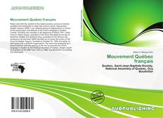Capa do livro de Mouvement Québec français 