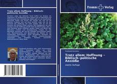 Couverture de Trotz allem: Hoffnung - Biblisch-politische Anstöße