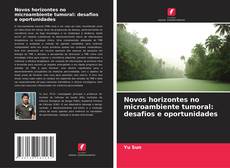 Capa do livro de Novos horizontes no microambiente tumoral: desafios e oportunidades 