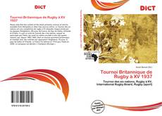 Couverture de Tournoi Britannique de Rugby à XV 1937