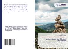 Leonard Nelson and Bulgarian Nelsonianism kitap kapağı