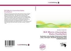 Capa do livro de Bill Morris (Australian Rules Footballer) 