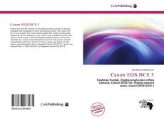 Capa do livro de Canon EOS DCS 3 