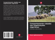 Capa do livro de Comportamento cidadão nas organizações nigerianas 