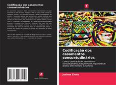 Capa do livro de Codificação dos casamentos consuetudinários 