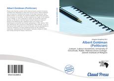 Portada del libro de Albert Goldman (Politician)