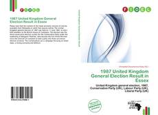Borítókép a  1987 United Kingdom General Election Result in Essex - hoz