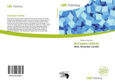 Portada del libro de Acrapex relicta