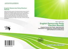 Portada del libro de English Democrats Party Election Results