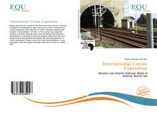 Capa do livro de International Cotton Exposition 