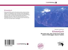 Обложка Klammljoch