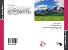 Buchcover von Duran Pass