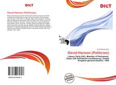 Buchcover von David Hanson (Politician)