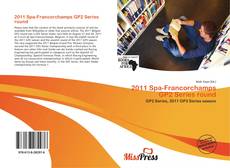 Bookcover of 2011 Spa-Francorchamps GP2 Series round