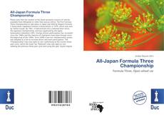 Bookcover of All-Japan Formula Three Championship