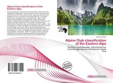 Copertina di Alpine Club classification of the Eastern Alps