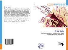 Erna Sack kitap kapağı