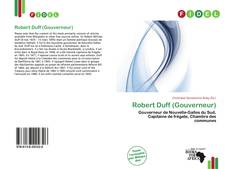 Borítókép a  Robert Duff (Gouverneur) - hoz