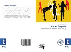 Bookcover of Ambra Angiolini