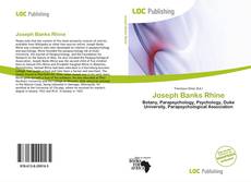 Bookcover of Joseph Banks Rhine