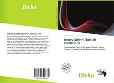 Buchcover von Henry Smith (British Politician)
