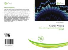 Buchcover von Leonor Watling
