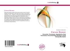 Обложка Carson Brewer