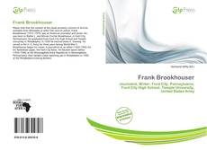 Copertina di Frank Brookhouser