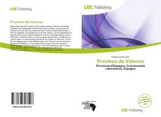 Borítókép a  Province de Valence - hoz
