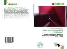 Bookcover of John MacDougall (UK Politician)