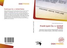 Bookcover of Frank Lyon Co. v. United States