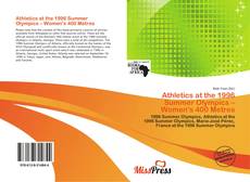 Bookcover of Athletics at the 1996 Summer Olympics – Women's 400 Metres
