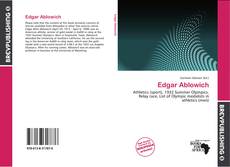 Bookcover of Edgar Ablowich