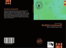 Copertina di Buckleria vanderwolfi