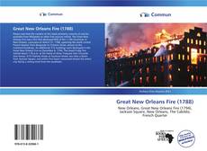 Portada del libro de Great New Orleans Fire (1788)