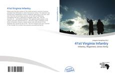 Capa do livro de 41st Virginia Infantry 